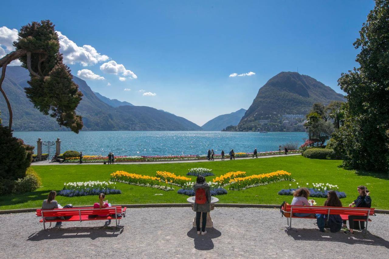 Residenza Parco Carona - Happy Rentals Lugano Kültér fotó